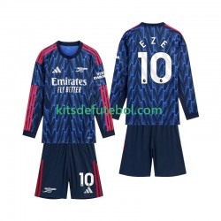 Camisola Arsenal Eze 10 Criança Equipamento alternativo 2025-2026 Mangas Compridas