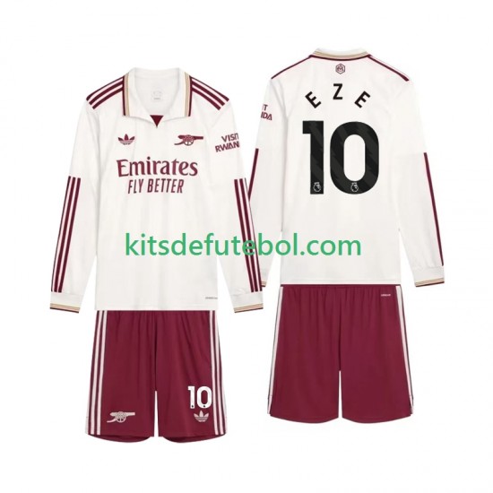 Camisola Arsenal Eze 10 Criança Terceiro equipamento 2025-2026 Mangas Compridas