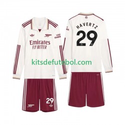 Camisola Arsenal Havertz 29 Criança Terceiro equipamento 2025-2026 Mangas Compridas