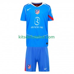 Camisola Atlético Madrid Criança Terceiro equipamento 2025-2026 Mangas Curtas