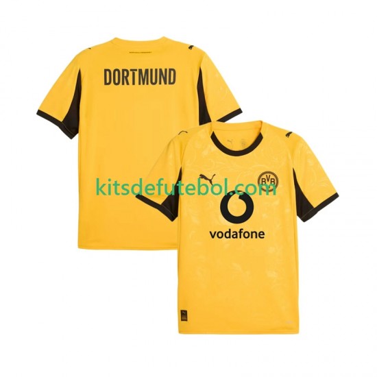 Camisola Borussia Dortmund Cup Homem Equipamento principal 2025-2026 Mangas Curtas