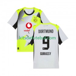 Camisola Borussia Dortmund Serhou Guirassy 9 Homem Equipamento alternativo 2025-2026 Mangas Curtas