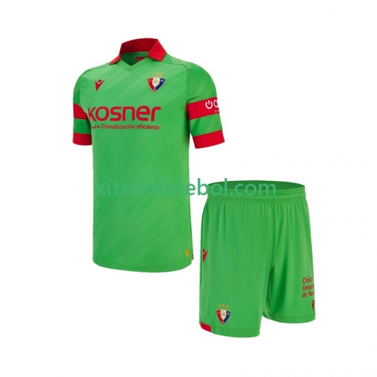 Camisola CA Osasuna Criança Equipamento alternativo 2025-2026 Mangas Curtas