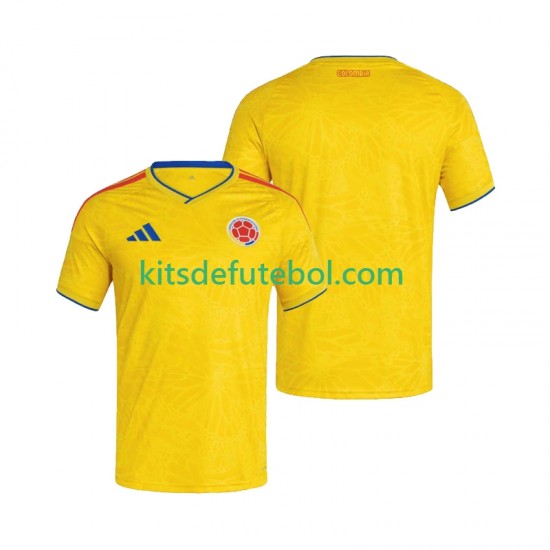 Camisola Seleção da Colombiana Homem Equipamento principal Mundial 2026 Mangas Curtas