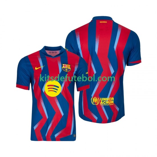 Camisola FC Barcelona Homem Quarto equipamento 2025-2026 Mangas Curtas