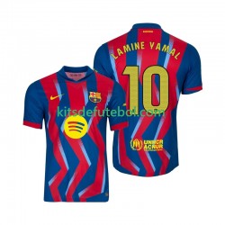 Camisola FC Barcelona Lamine Yamal 10 Homem Quarto equipamento 2025-2026 Mangas Curtas