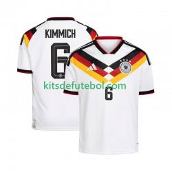 Camisola Seleção da Alemã Joshua Kimmich 6 Homem Equipamento principal Mundial 2026 Mangas Curtas