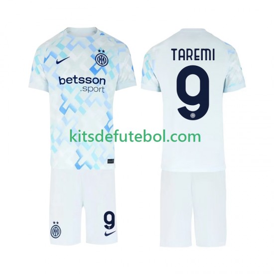 Camisola Inter de Milão Marcus Thuram 9 Criança Equipamento alternativo 2025-2026 Mangas Curtas