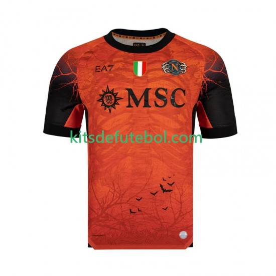 Camisola de Guarda-redes Napoli Halloween Homem Equipamento principal 2025-2026 Mangas Curtas