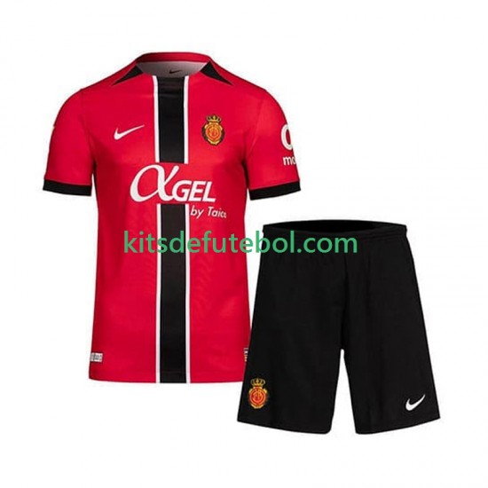 Camisola RCD Mallorca Criança Equipamento principal 2025-2026 Mangas Curtas