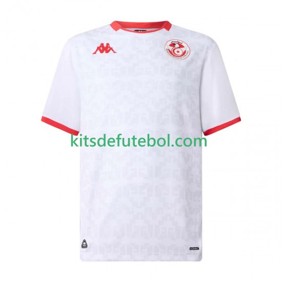 Camisola Seleção da Tunisiana Homem Equipamento alternativo 2025 Mangas Curtas