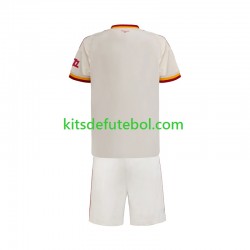 Camisola AS Roma Criança Equipamento alternativo 2026-2027 Mangas Curtas