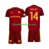 Camisola AS Roma Donyell Malen 14 Criança Equipamento principal 2026-2027 Mangas Curtas