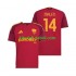 Camisola AS Roma Donyell Malen 14 Homem Equipamento principal 2026-2027 Mangas Curtas