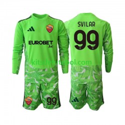 Camisola de Guarda-redes AS Roma Mile Svilar 99 Criança Equipamento principal 2026-2027 Mangas Compridas