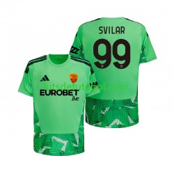 Camisola de Guarda-redes AS Roma Mile Svilar 99 Homem Equipamento principal 2026-2027 Mangas Curtas