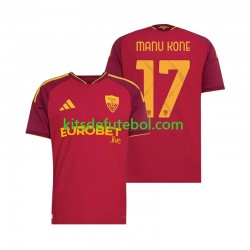 Camisola AS Roma Manu Kone 17 Homem Equipamento principal 2026-2027 Mangas Curtas