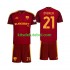 Camisola AS Roma Paulo Dybala 21 Criança Equipamento principal 2026-2027 Mangas Curtas