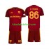 Camisola AS Roma Rodrigo Mora 86 Criança Equipamento principal 2026-2027 Mangas Curtas