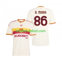 Camisola AS Roma Rodrigo Mora 86 Homem Equipamento alternativo 2026-2027 Mangas Curtas