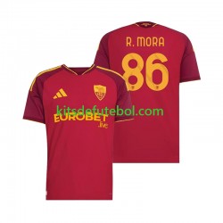 Camisola AS Roma Rodrigo Mora 86 Homem Equipamento principal 2026-2027 Mangas Curtas