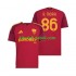 Camisola AS Roma Rodrigo Mora 86 Homem Equipamento principal 2026-2027 Mangas Curtas