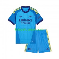 Camisola de Guarda-redes Arsenal Criança Equipamento alternativo 2026-2027 Mangas Curtas