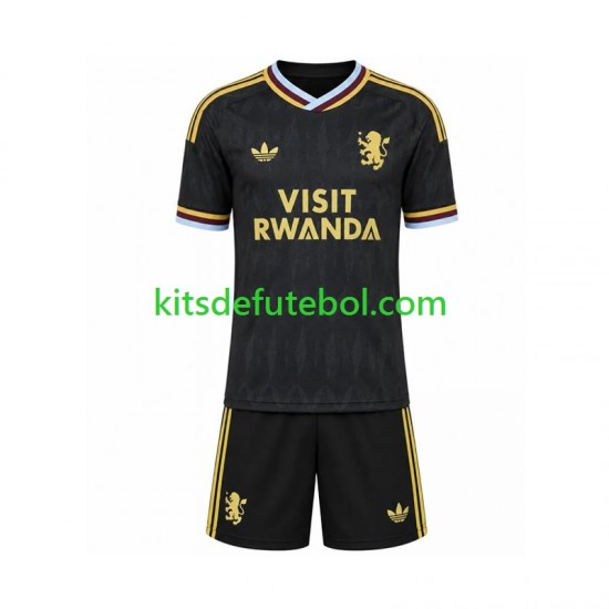 Camisola Aston Villa Criança Equipamento alternativo 2026-2027 Mangas Curtas