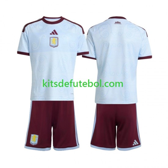 Camisola Aston Villa Criança Terceiro equipamento 2026-2027 Mangas Curtas