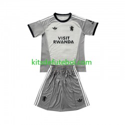 Camisola de Guarda-redes Aston Villa Criança Quarto equipamento 2026-2027 Mangas Curtas
