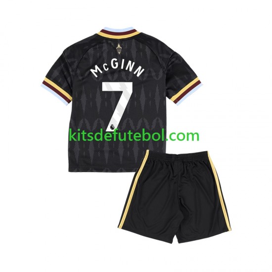 Camisola Aston Villa John McGinn 7 Criança Equipamento alternativo 2026-2027 Mangas Curtas