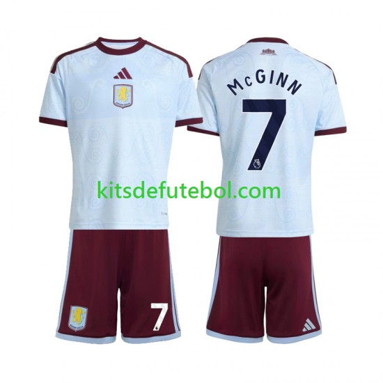 Camisola Aston Villa John McGinn 7 Criança Terceiro equipamento 2026-2027 Mangas Curtas