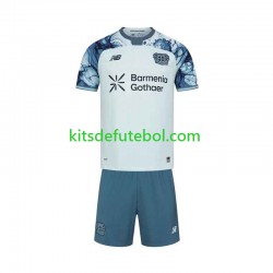 Camisola Bayer 04 Leverkusen Criança Equipamento alternativo 2026-2027 Mangas Curtas