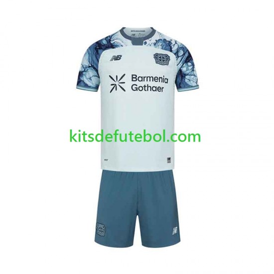 Camisola Bayer 04 Leverkusen Criança Equipamento alternativo 2026-2027 Mangas Curtas