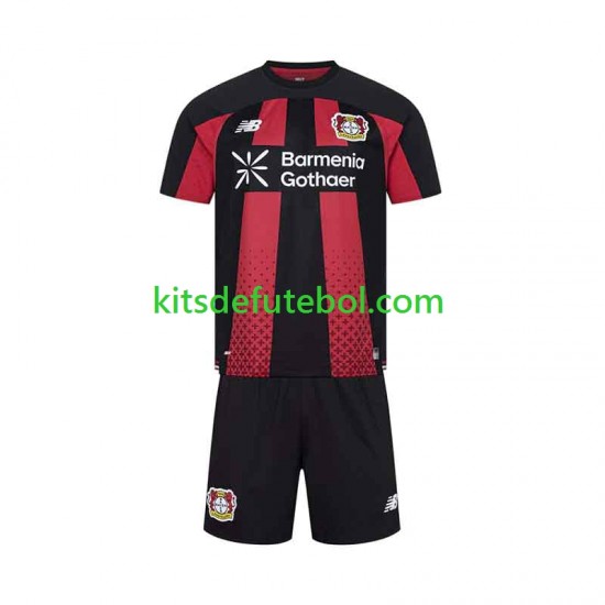 Camisola Bayer 04 Leverkusen Criança Equipamento principal 2026-2027 Mangas Curtas