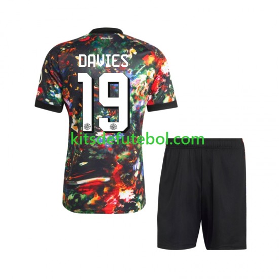Camisola Bayern de Munique Alphonso Davies 19 Oktoberfest Criança Equipamento principal 2026-2027 Mangas Curtas