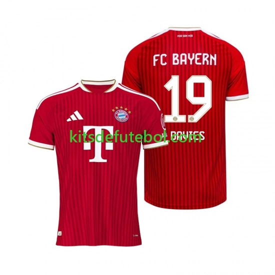 Camisola Bayern de Munique Alphonso Davies 19 Homem Equipamento principal 2026-2027 Mangas Curtas