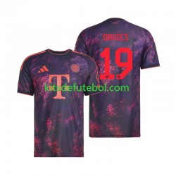 Camisola Bayern de Munique Alphonso Davies 19 Homem Terceiro equipamento 2026-2027 Mangas Curtas