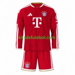 Camisola Bayern de Munique Criança Equipamento principal 2026-2027 Mangas Compridas