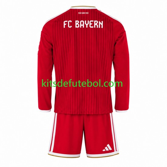 Camisola Bayern de Munique Criança Equipamento principal 2026-2027 Mangas Compridas