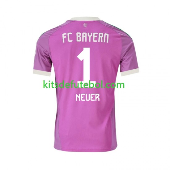 Camisola de Guarda-redes Bayern de Munique Manuel Neuer 1 Homem Terceiro equipamento 2026-2027 Mangas Curtas