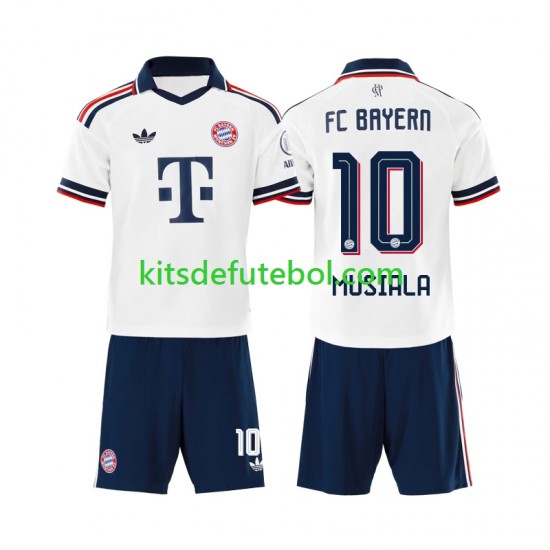 Camisola Bayern de Munique Jamal Musiala 10 Criança Equipamento alternativo 2026-2027 Mangas Curtas