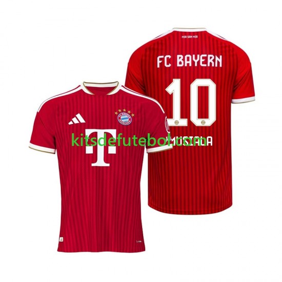 Camisola Bayern de Munique Jamal Musiala 10 Homem Equipamento principal 2026-2027 Mangas Curtas