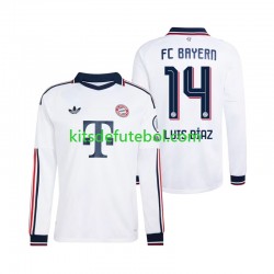Camisola Bayern de Munique Luis Diaz 14 Homem Equipamento alternativo 2026-2027 Mangas Compridas