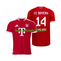 Camisola Bayern de Munique Luis Diaz 14 Homem Equipamento principal 2026-2027 Mangas Curtas