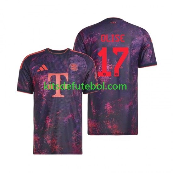 Camisola Bayern de Munique Michael Olise 17 Homem Terceiro equipamento 2026-2027 Mangas Curtas