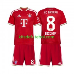 Camisola Bayern de Munique Tom Bischof 8 Criança Equipamento principal 2026-2027 Mangas Curtas