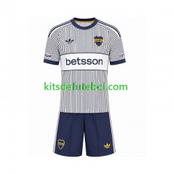 Camisola CA Boca Juniors Criança Equipamento alternativo 2026-2027 Mangas Curtas