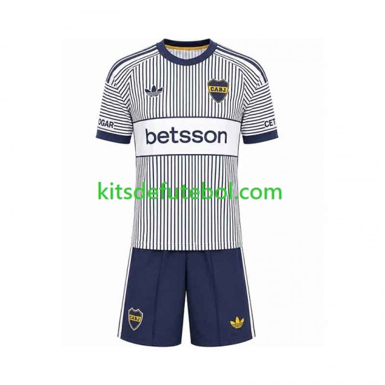 Camisola CA Boca Juniors Criança Equipamento alternativo 2026-2027 Mangas Curtas