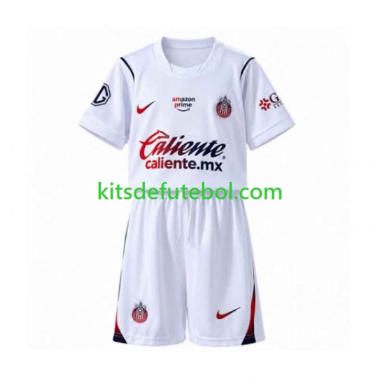 Camisola CD Guadalajara Criança Equipamento alternativo 2026-2027 Mangas Curtas